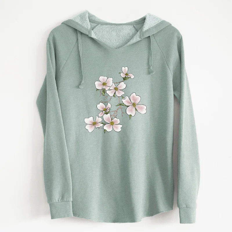 Flowering Dogwood - Cornus florida - Cali Wave Hooded Sweatshirt Hooded Sweatshirt for Women