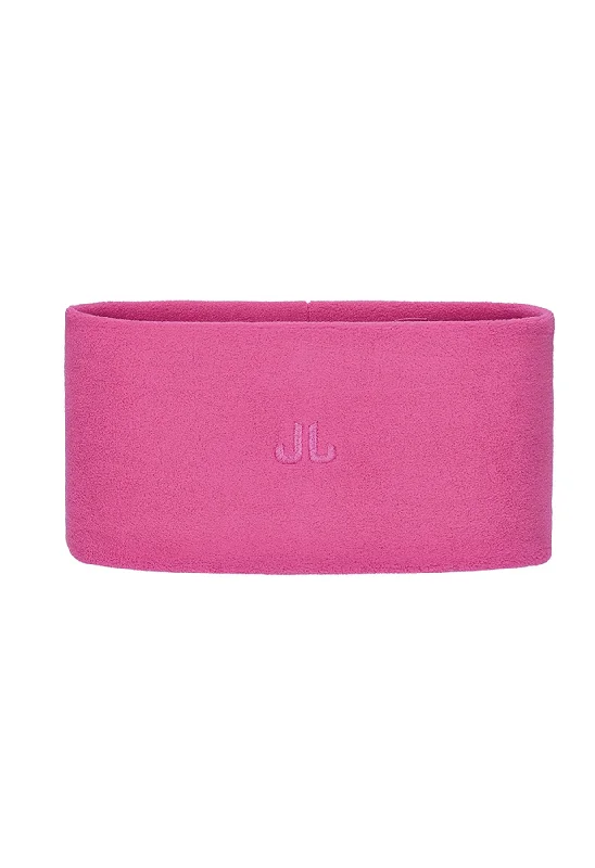 JJ Stretch Headband in Bright Pink Warm Hoodie Sweatshirt