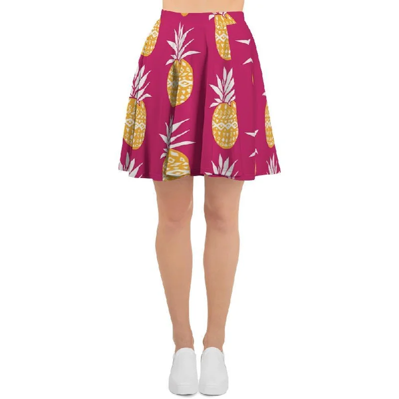 Aztec Hawaiian Pineapple Print Women's Skirt Printed unclassified skirts