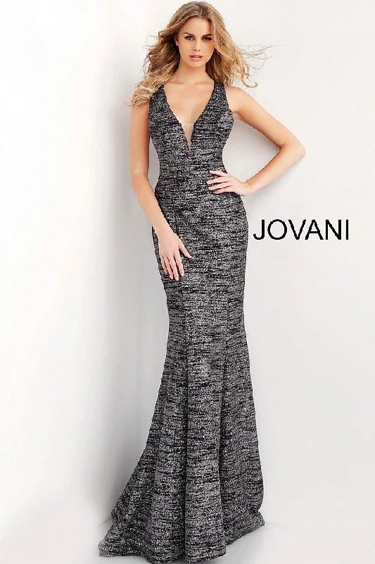 Jovani 45811 Prom Long Glitter Jersey Formal Dress Prom maxi dresses