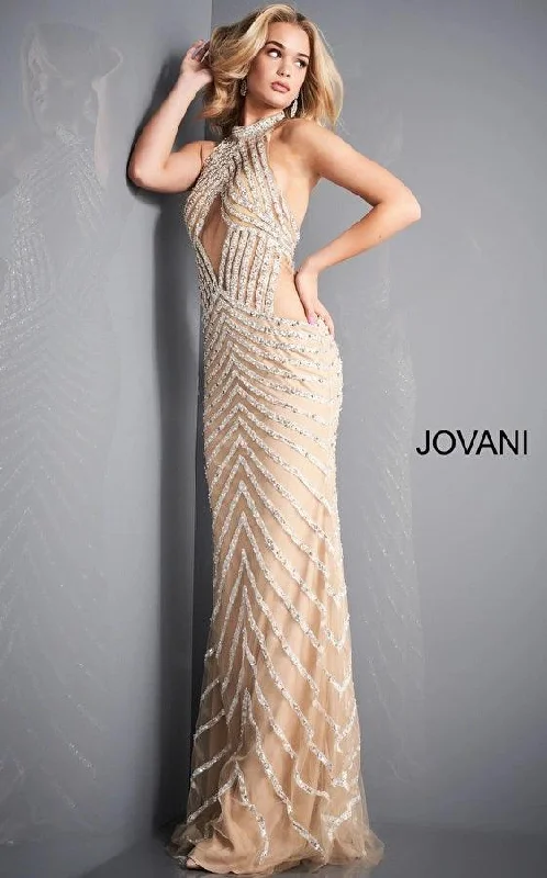 Jovani 00817 Halter Long Evening Prom Dress Party maxi dresses