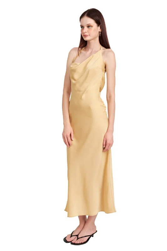 SATIN MAXI BIAS DRESS Bodycon maxi dresses