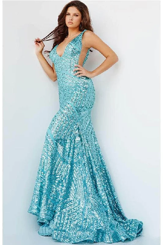 Jovani - 59762 Iridescent Sequin Evening Gown Office party dresses